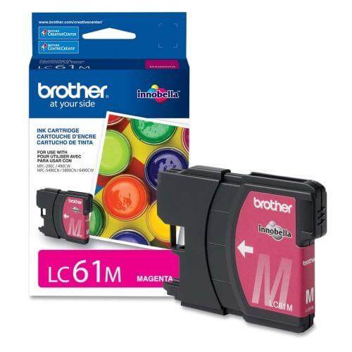 OEM Brother LC61M LC61MS Ink Cartridge Magenta 325 - TonerParts