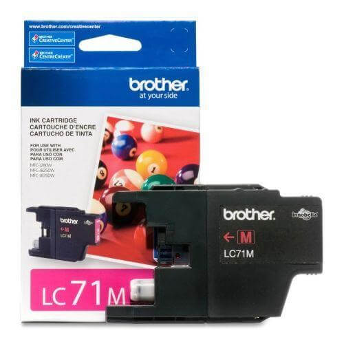 OEM Brother LC71M Ink Cartridge Magenta 300 Pages - TonerParts