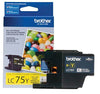OEM Brother LC75Y Ink Cartridge Yellow 600 Pages