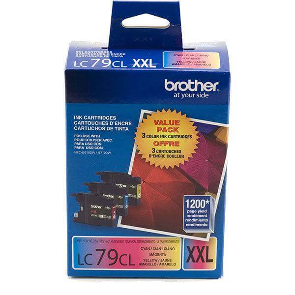 OEM Brother LC793PKS Ink Cartridge 3 Pack CYM 1.2K - TonerParts