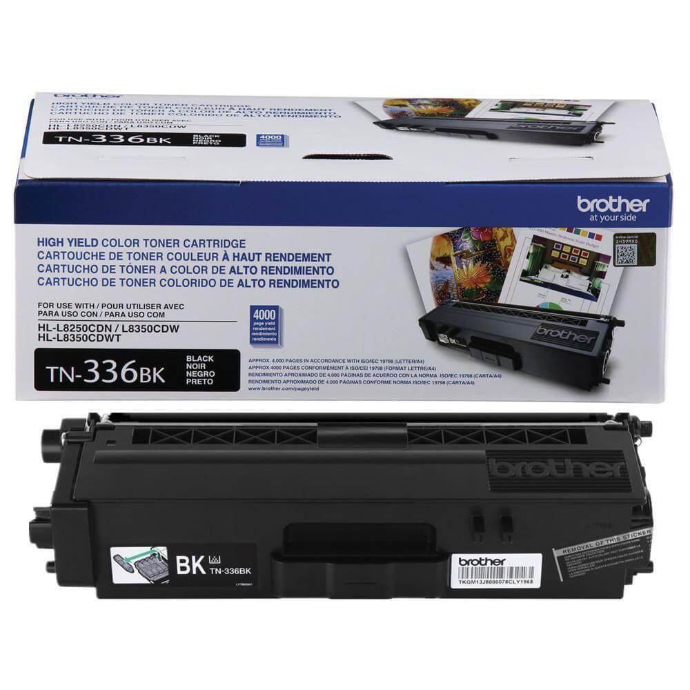 OEM Brother TN-336BK TN336BK Toner Cartridge Black 4K - TonerParts