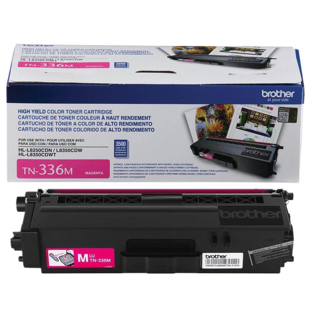 OEM Brother TN-336M TN336M Toner Cartridge Magenta 3.5K - TonerParts