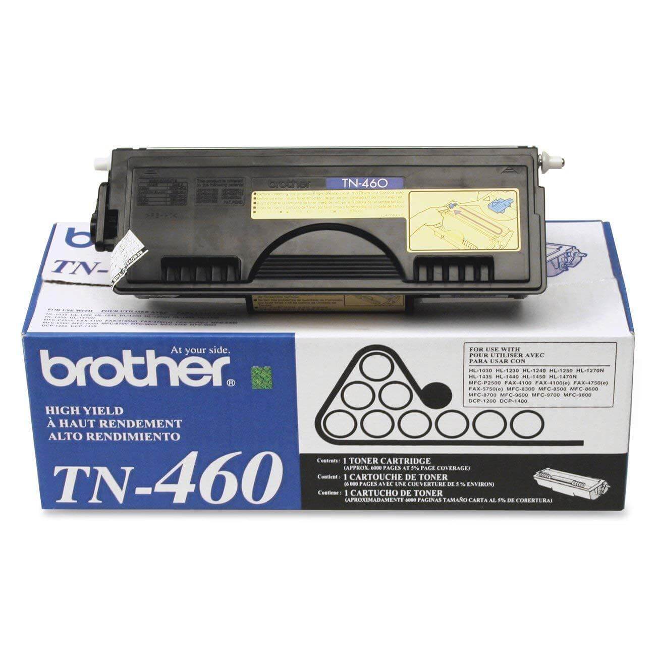 OEM Brother TN-460 TN460 Toner Cartridge 6K - TonerParts