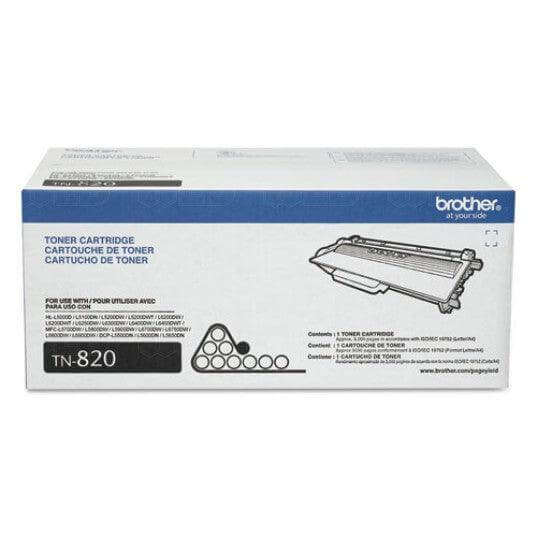 OEM Brother TN-820 Toner Cartridge Black 3K - TonerParts