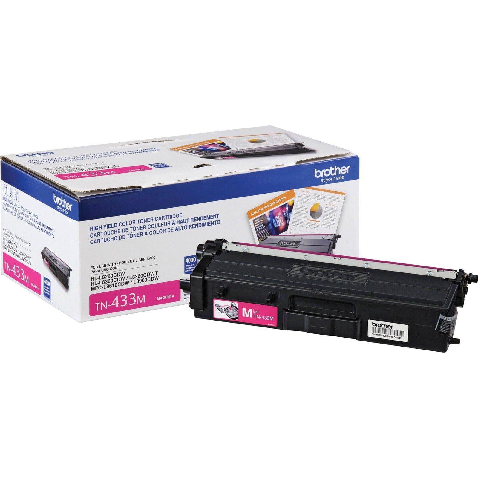 OEM Brother TN433M Toner Cartridge Magenta 4K - TonerParts