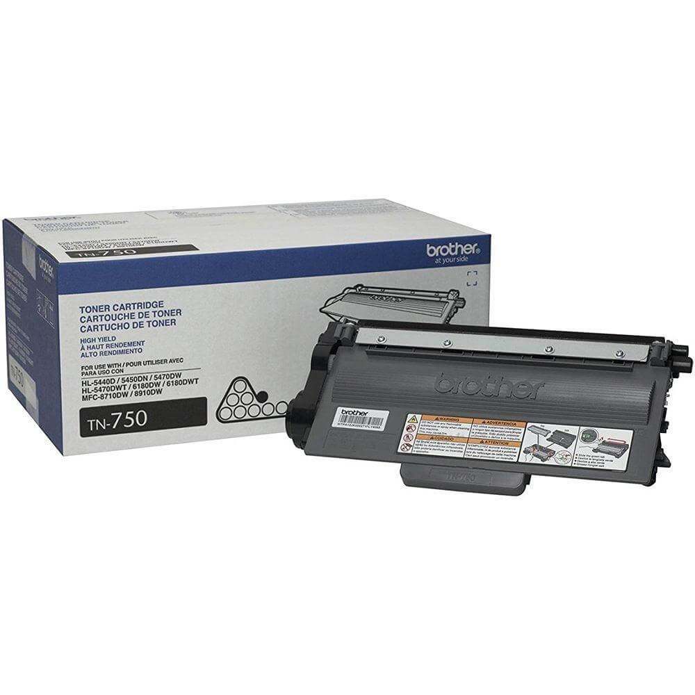 OEM Brother TN750 TN-750 Toner Cartridge Black 8K - TonerParts