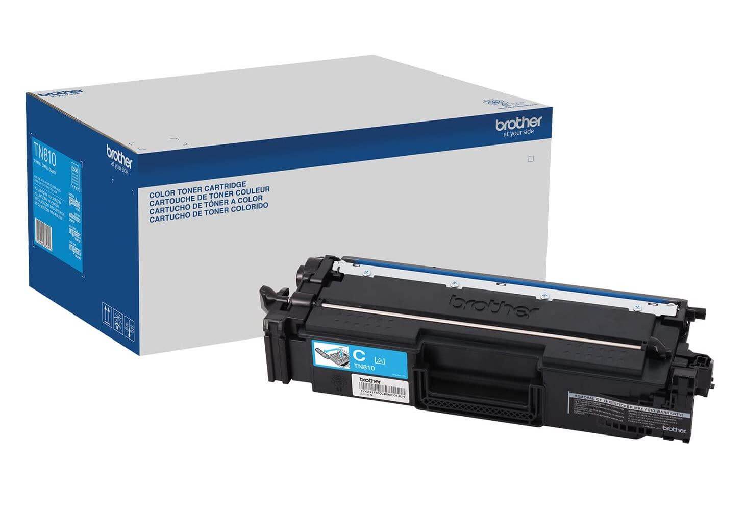 OEM Brother TN810XLC High Yield Toner Cartridge Cyan 9000 Pages - TonerParts