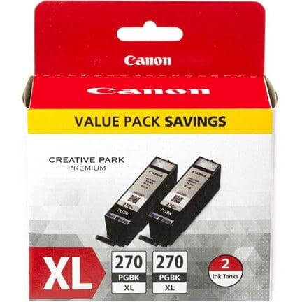OEM Canon 0319C005, PGI-270XL Black Twin Ink Value Pack - TonerParts
