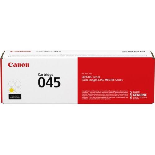 OEM Canon 045, 1239C001 Toner Cartridge - Yellow Standard Yield - 1.3K