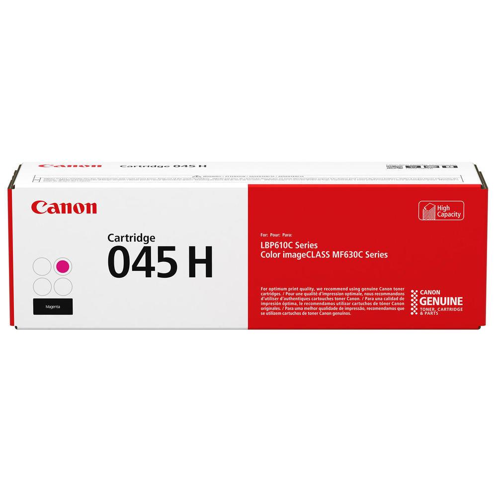 OEM Canon 045H, 1244C001 Toner Cartridge - Magenta - High Yield - 2.2K