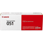 OEM Canon 051, 2168C001 Toner Cartridge - Black - 1700 Pages