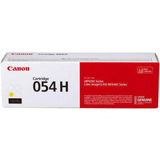 OEM Canon 054YH, 3025C001 Laser Toner Cartridge - Yellow - 2.3K