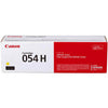 OEM Canon 054YH, 3025C001 Laser Toner Cartridge - Yellow - 2.3K