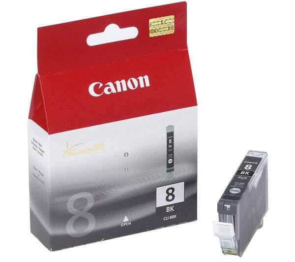 OEM Canon 0620B002, CLI-8BK Ink Cartridge Black - TonerParts