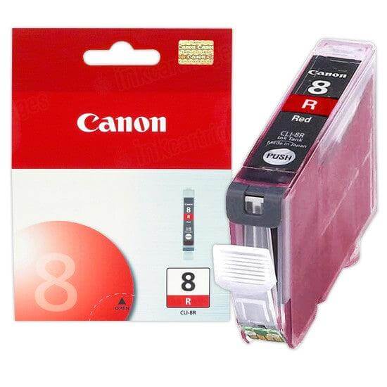 OEM Canon 0626B002, CLI8R Ink Cartridge Red - TonerParts