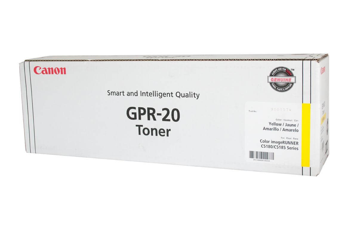 OEM Canon 1066B001AA, GPR20 Toner Cartridge Yellow 36K - TonerParts
