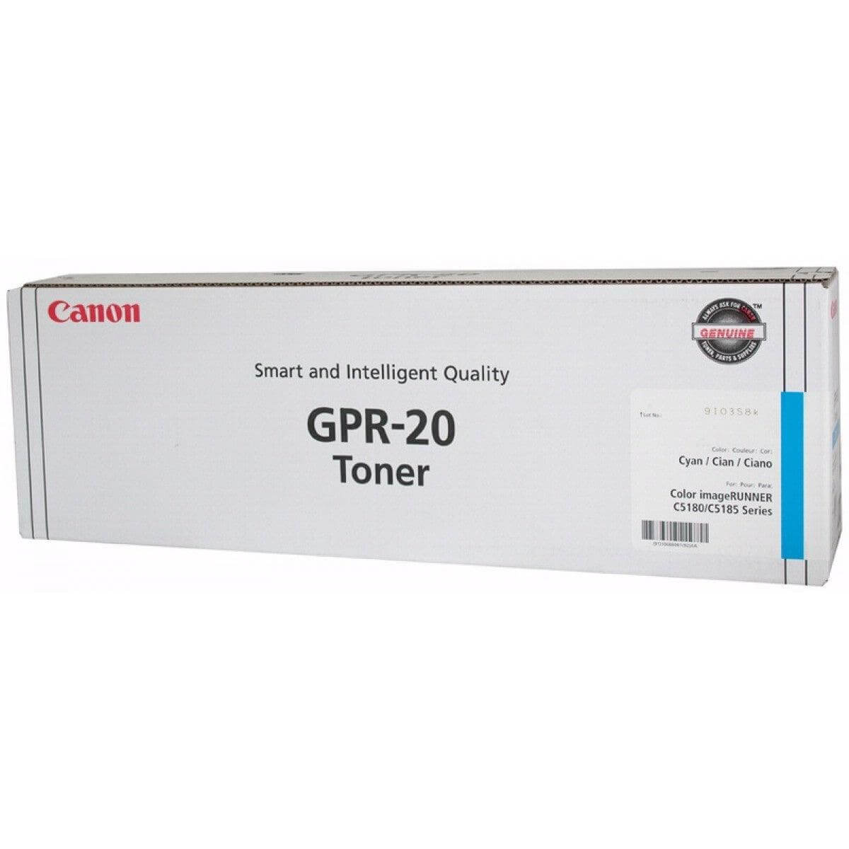OEM Canon 1068B001AA, GPR-20 Toner Cartridge Cyan 36K - TonerParts