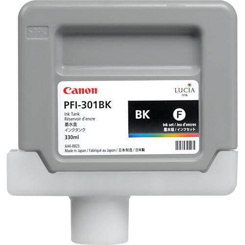 OEM Canon 1486B001 PFI-301BK Ink Cartridge Black 330ml - TonerParts