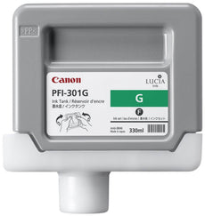 OEM Canon 1493B001 PFI-301G Ink Cartridge Green 330ml