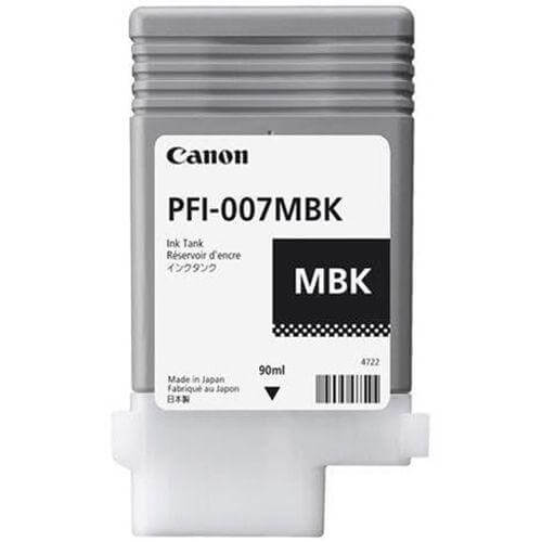 OEM Canon 2142C001 PFI-007MBK Ink Cartridge Matte Black 90ml - TonerParts