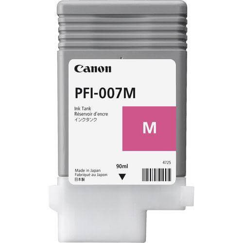 OEM Canon 2145C001 PFI-007M Ink Cartridge Magenta 90ml - TonerParts