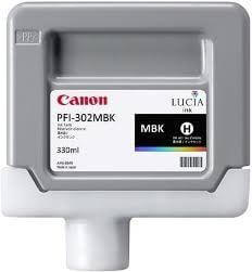 OEM Canon 2215B001 PFI-302MBK Pigment Matte Black Ink Cartridge Matte Black 330ml - TonerParts