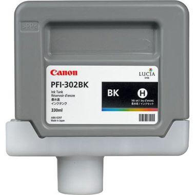 OEM Canon 2216B001 PFI-302BK Pigment Black Ink Cartridge Black 330ml - TonerParts