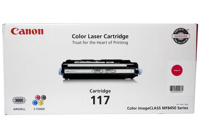 OEM Canon 2576B001AA, 117 Toner Cartridge For ImageCLASS MF8450 Magenta - 4K - TonerParts
