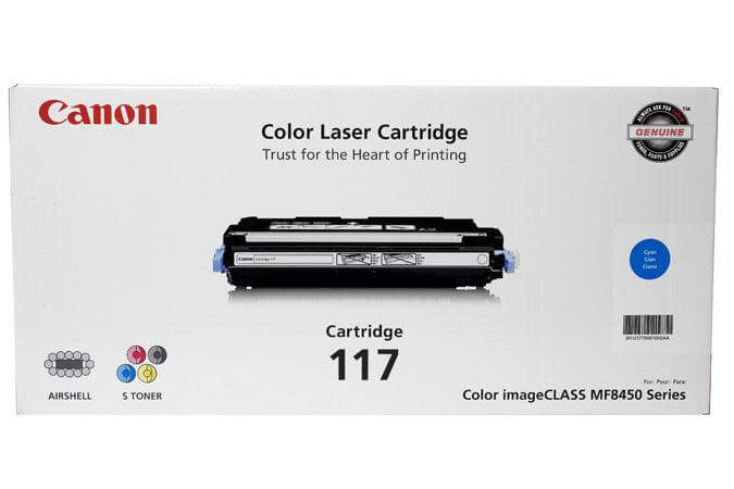 OEM Canon 2577B001AA, 117 Toner Cartridge For ImageCLASS MF8450 Cyan - 4K - TonerParts