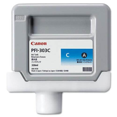 OEM Canon 2959B001 PFI-303C Ink Cartridge Cyan 330ml - TonerParts