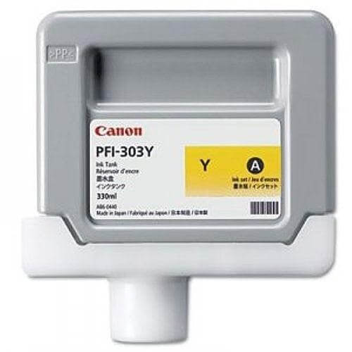 OEM Canon 2961B001 PFI-303Y Ink Cartridge Yellow 330ml - TonerParts