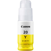 OEM Canon 3396C001 GI-20 Ink Bottle Yellow 7.7K