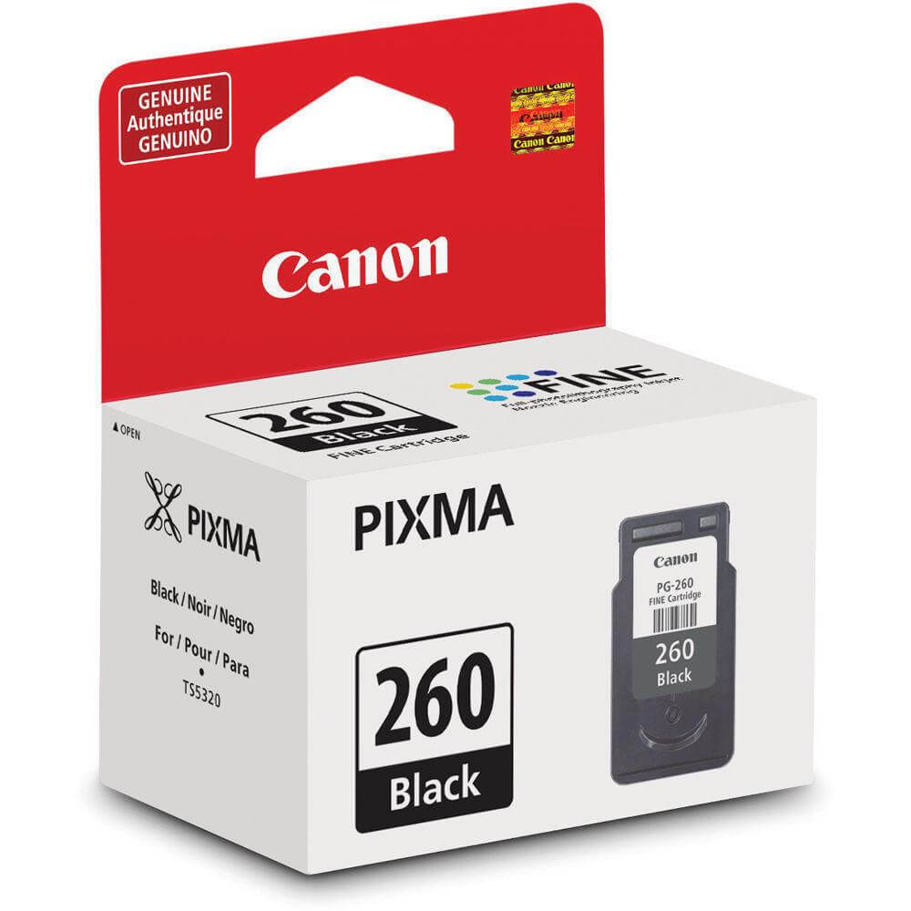 OEM Canon 3707C001 PG-260 Ink Cartridge Black 7.5ml - TonerParts