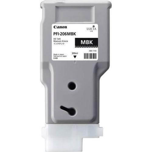 OEM Canon 5302B001 PFI-206MBK Ink Cartridge Matte Black 300ml - TonerParts