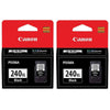 OEM Canon 5530418, 240XL Ink Cartridges - Black - Twin Pack