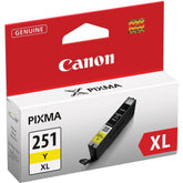 OEM Canon 6451B001 CLI-251XL Ink Cartridge Yellow High Yield 665 Pages