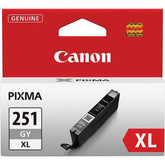 OEM Canon 6452B001 CLI-251XL Ink Cartridge Gray High Yield 665 Pages