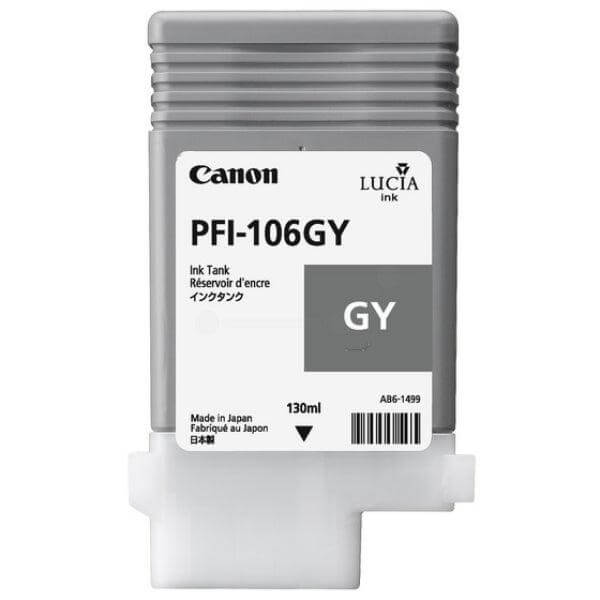 OEM Canon 6630B001 PFI-106GY Ink Cartridge Gray 130ml - TonerParts