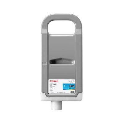 OEM Canon 6682B001 PFI-706C Ink Cartridge Cyan 700ml - TonerParts