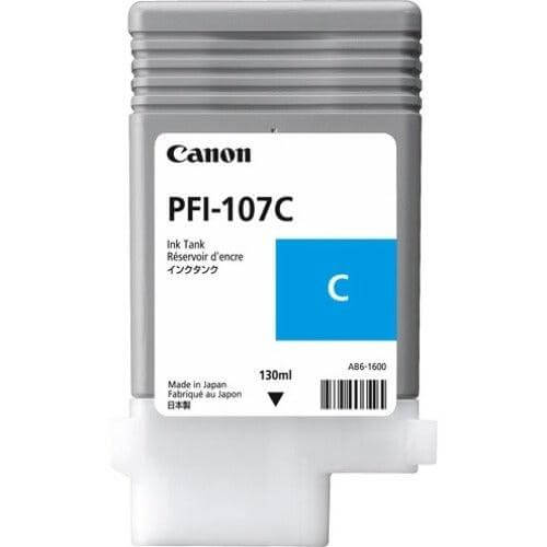 OEM Canon 6706B001 PFI-107C Ink Cartridge Cyan 130ml - TonerParts