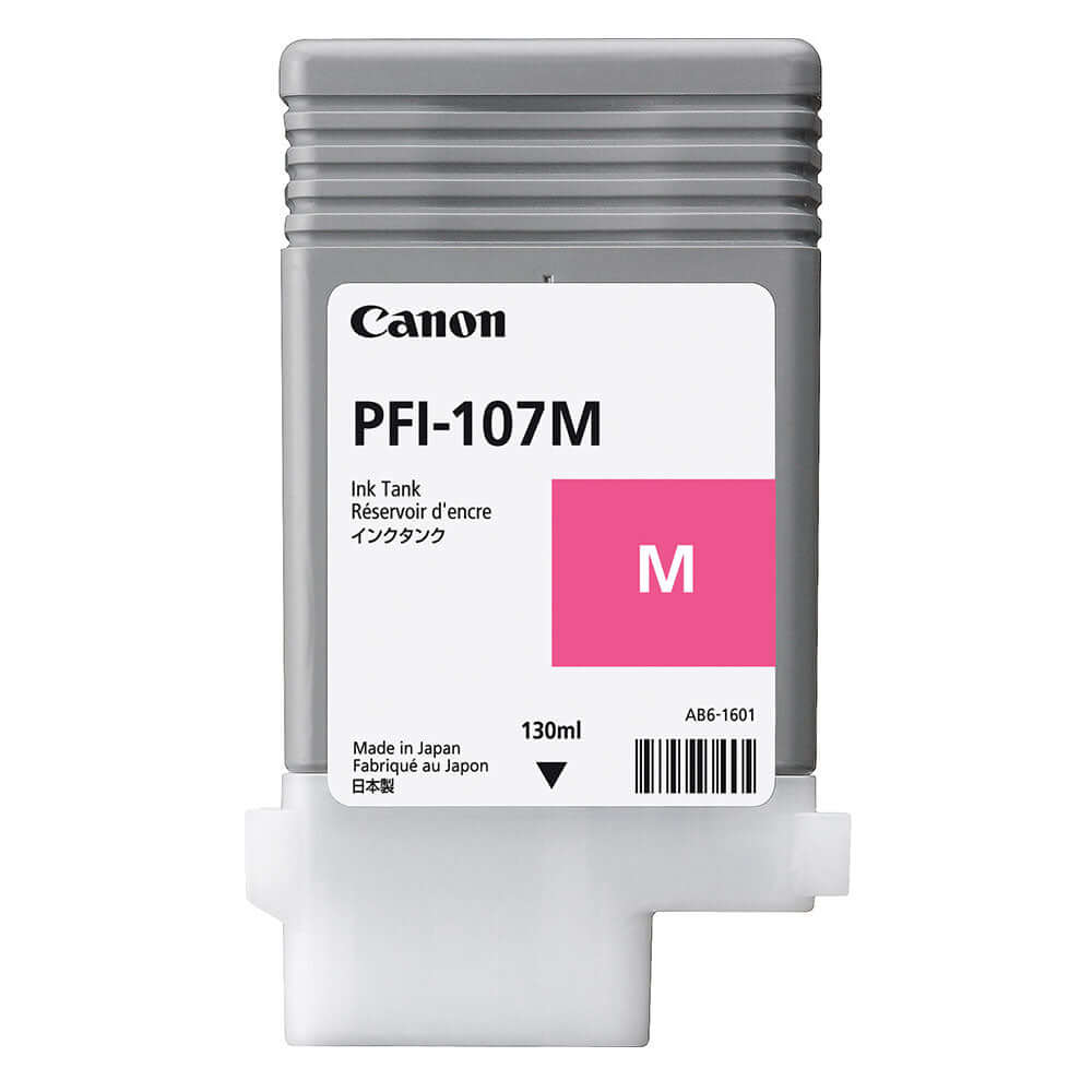 OEM Canon 6707B001 PFI-107M Ink Cartridge Magenta 130ml - TonerParts
