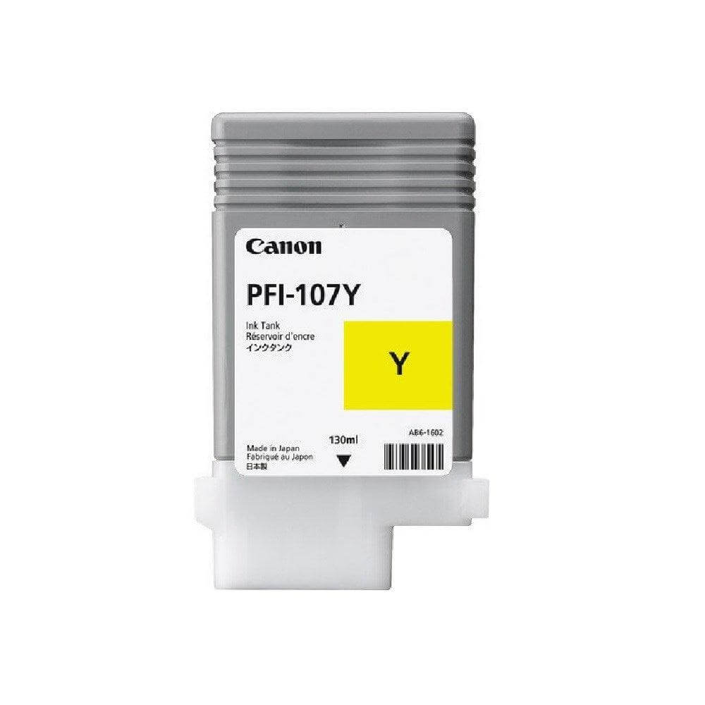 OEM Canon 6708B001 PFI-107Y Ink Cartridge Yellow 130ml - TonerParts