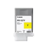 OEM Canon 6708B001 PFI-107Y Ink Cartridge Yellow 130ml