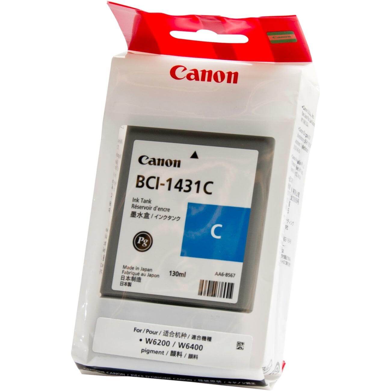 OEM Canon BCI-1431C, 8970A006 Ink Cartridge Cyan - 130 - TonerParts