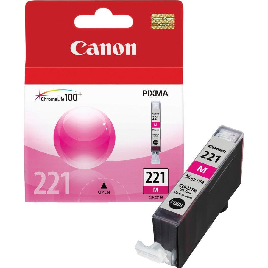 OEM Canon CLI-221M, 2948B001 Ink Cartridge - Magenta - 530 Pages - TonerParts