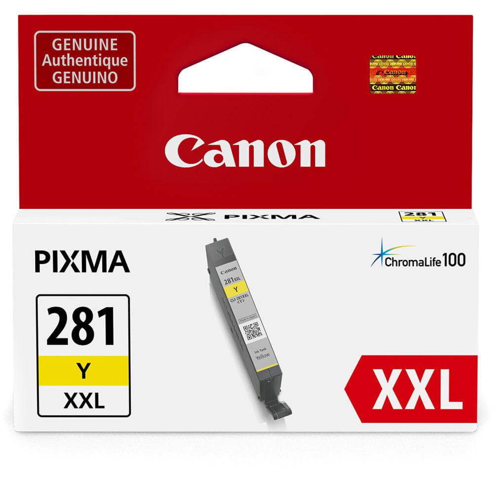 OEM Canon CLI-281XXL, 1982C001 Ink Cartridge - Yellow - TonerParts