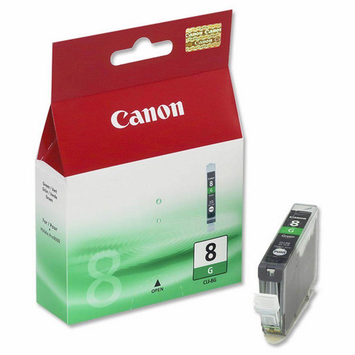 OEM Canon CLI-8G, 0627B002 Ink Cartridge Green - TonerParts