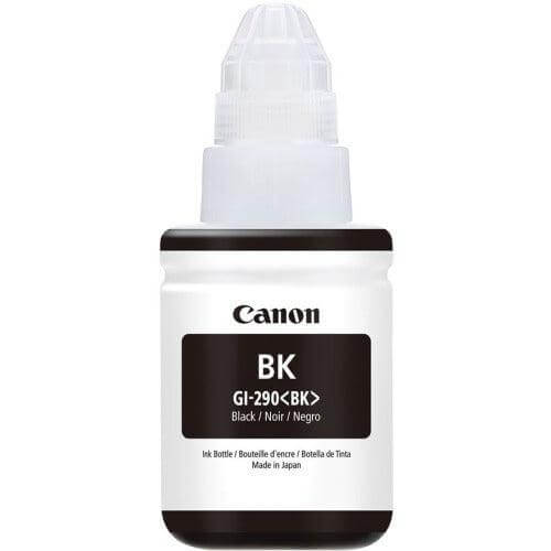OEM Canon Gi-290 1595C001BK Ink Refill Bottle Pigment Black 6K - TonerParts