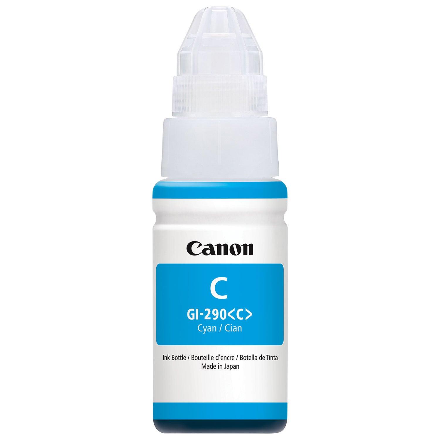 OEM Canon GI-290C 1596C001 Ink Refill Bottle Cyan 7K - TonerParts