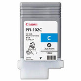 OEM Canon PFI-102C 0896B001AA Ink Cartridge Cyan 130ml